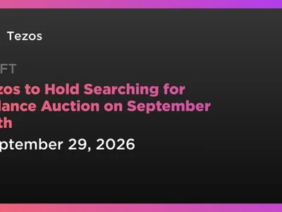 Tezos to Hold Searching for Balance Auction on September 29th