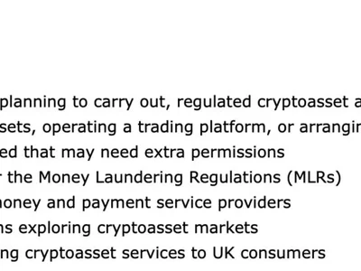 UK FCA sets crypto authorization guidance ahead of September application window