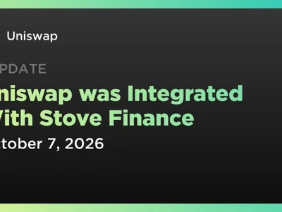 Uniswap was Integrated With Stove Finance