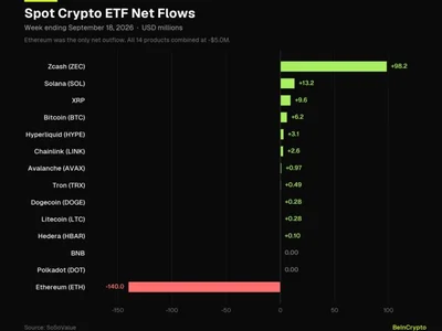 Which Crypto ETF Drew the Most Money Last Week? Not Bitcoin, and Not Ethereum