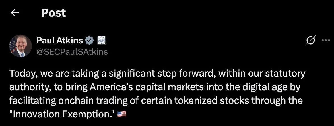 SEC Sets Guardrails for Tokenized Stock Trading Venues