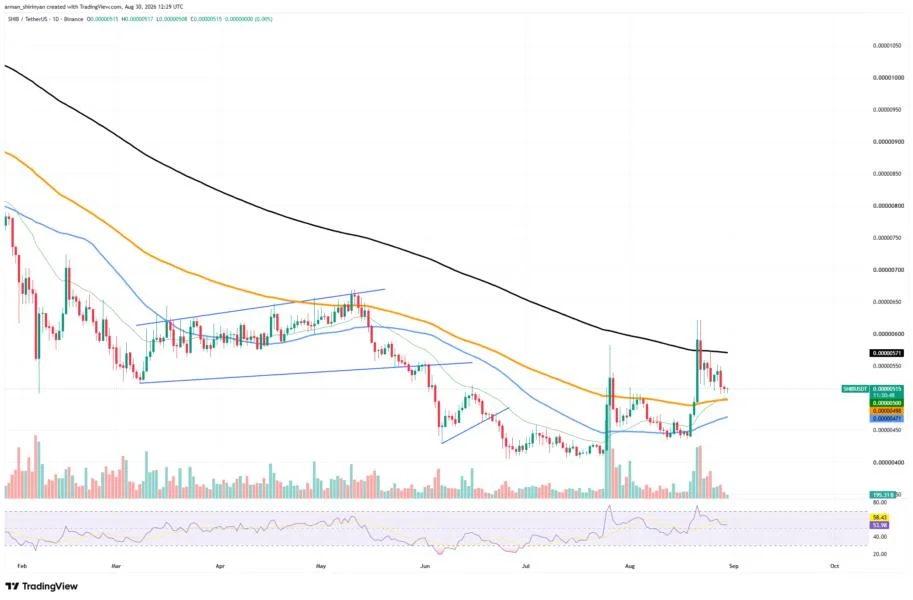 Shiba Inu (SHIB) Loses 42% of Exchange Outflows: Is Sellout Closer?