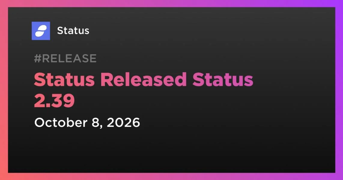 Status Released Status 2.39