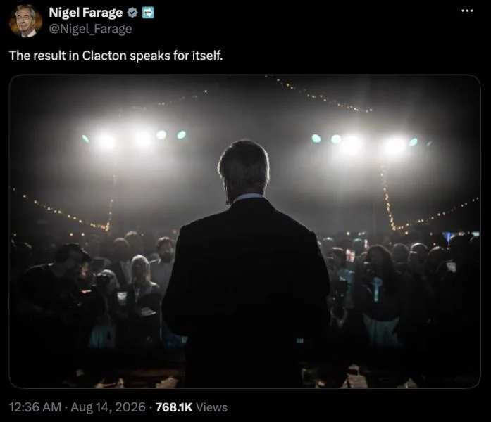 UK authorities continue probe into Nigel Farage’s crypto ‘gifts’ after by-election win
